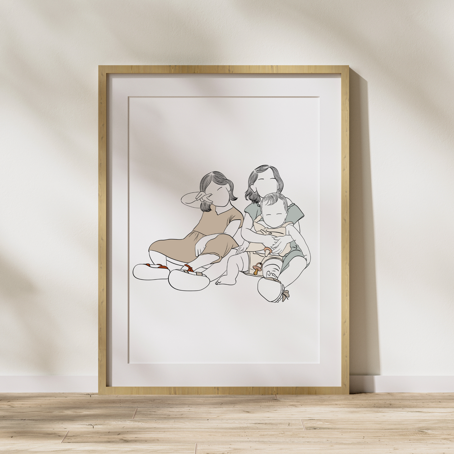 Family Portrait Minimalist
