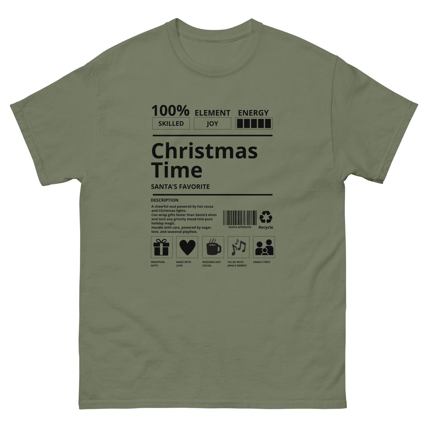 Christmas Time Santa's Favorite Unisex T-Shirt - Holiday Tee
