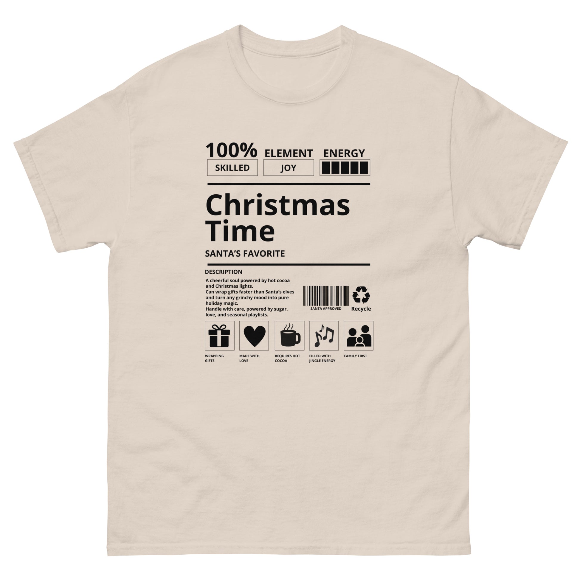 Christmas Time Santa's Favorite Unisex T-Shirt - Holiday Tee
