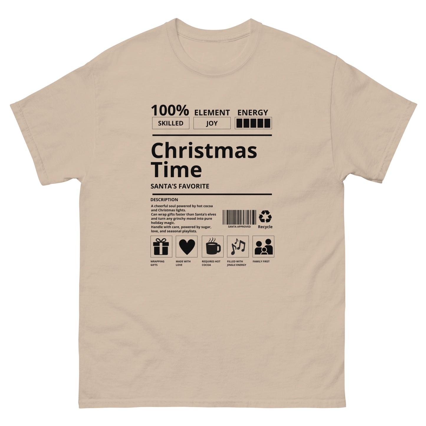 Christmas Time Santa's Favorite Unisex T-Shirt - Holiday Tee